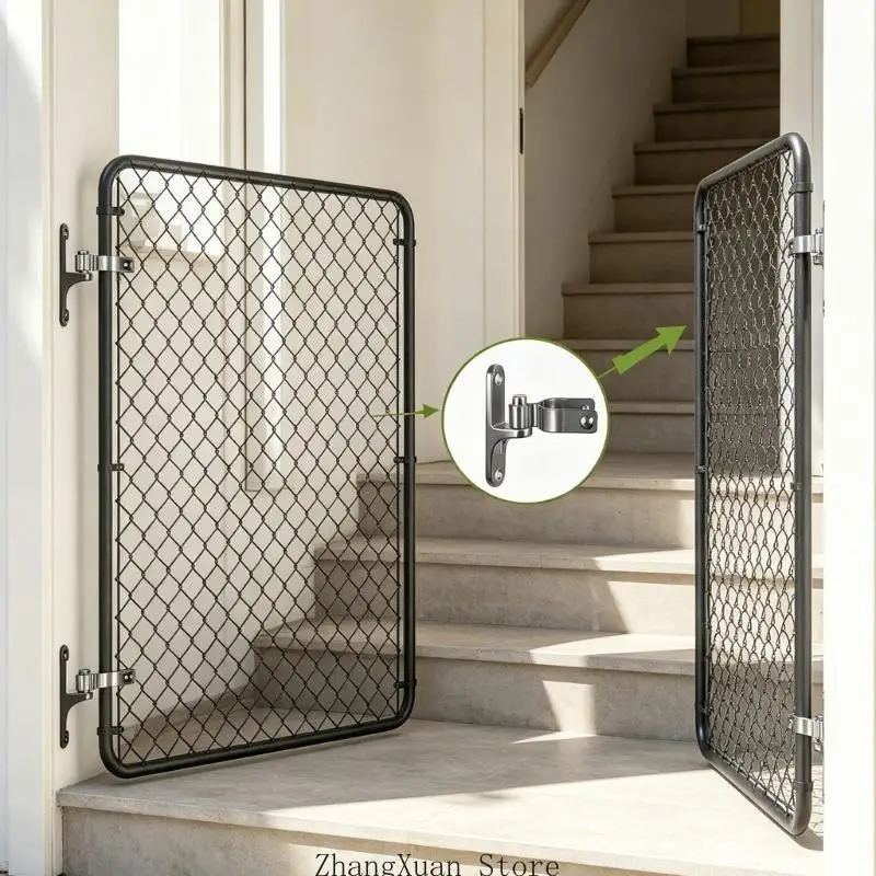 304 Metalltor-Montageset mit Pfostenklemmen-Design für den Zauneinsatz 3XUF – Detail 8