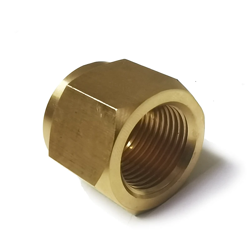 W21.8-14 G3/4  CGA320 Brass Nut Nipple Washer Set For CO2 Tank Cylinder Soda Maker External Hose Adapter