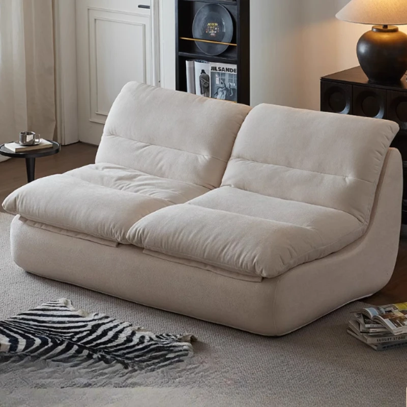 

Fabric L Shape Minimalist Sofas Modern Nordic 2025 Lazy Single Compressed Couch Living Room Double Divano Sottovuoto Furniture