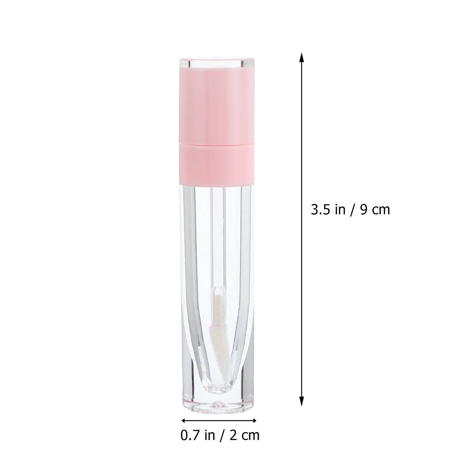 10 Stuks Lege Lipgloss Containers Ronde Buis Voor Handgemaakte Lippenbalsem Monsters Draagbare Lekvrije Make-Up Tas Vriendelijke Sub Flessen