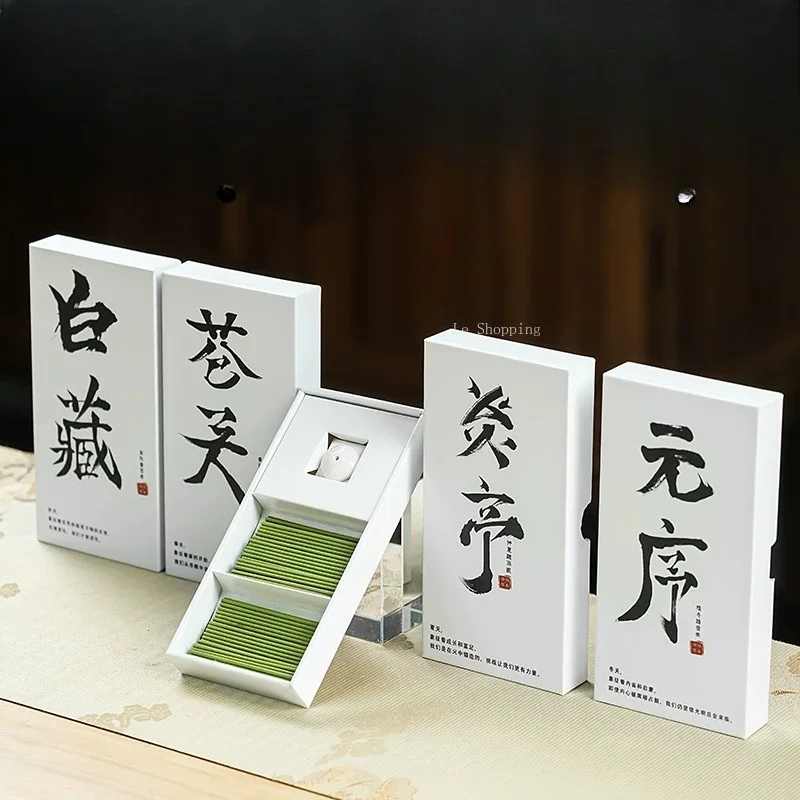 100pcs Boxed Japanese Short Stick Incense Home Bedroom Hotel Tea Room Aromatherapy Air Purification Long-lasting Fragrance