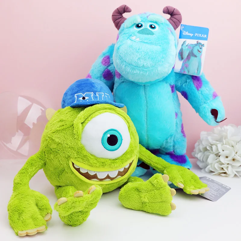 Fluffy Kawaii Sulley Mike Wazowsky Monsters University Stuffed Plush  Animals Toy Sets Cute Pixar Doll For Boy Girl Birthday Gift - AliExpress 26