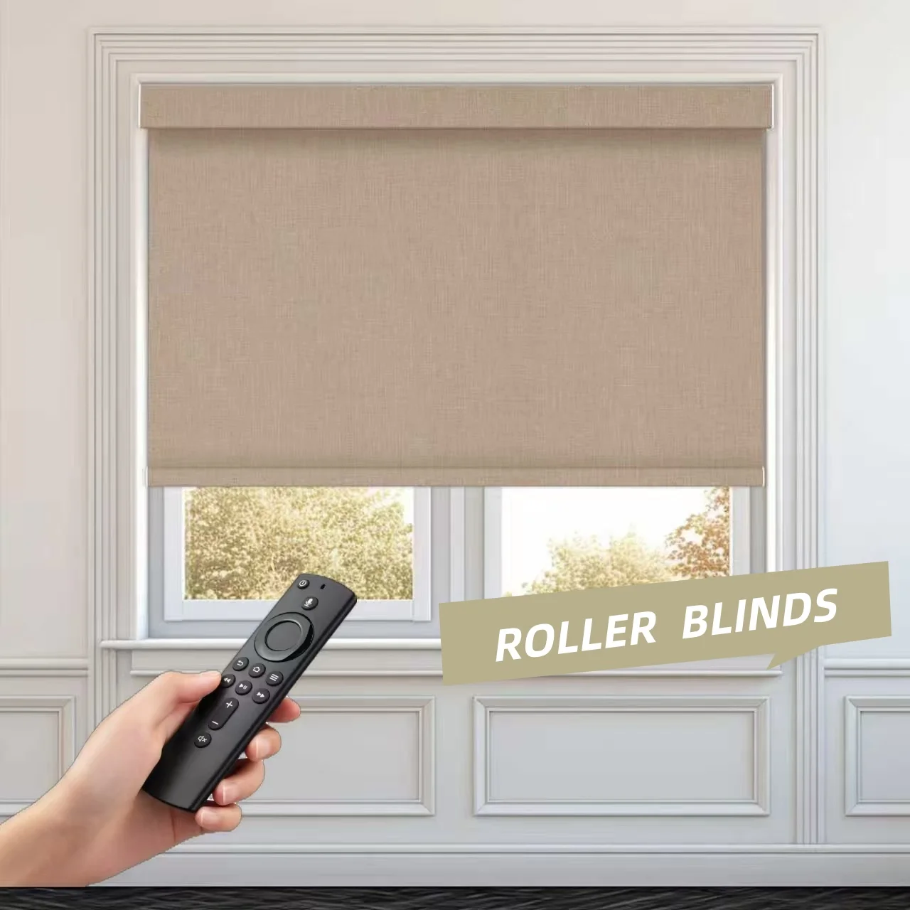 New Smart Zigbee Motor Tuya Control System With Waterproof And Easy to Clean Motorized Roller Blinds  for Smart Homes