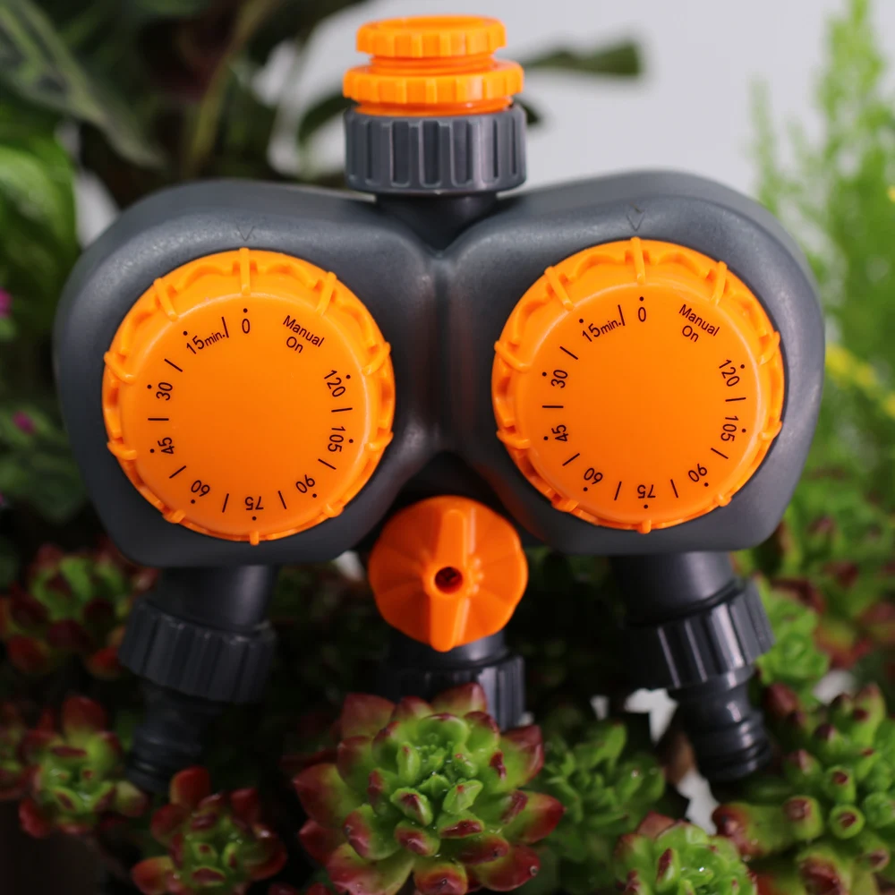 Garden Mechanical Timer 1-3 Outlet Tap Hose Sprinklers 2 Hours Controller Automatic Intelligent Irrigation Watering Device Tool