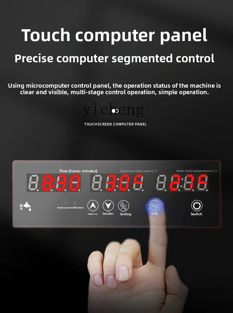 TQH-caja de fermentación comercial para hornear, bollos de fideos de dibujos animados, pan al vapor, máquina de fermentación de Pizza, acero inoxidable
