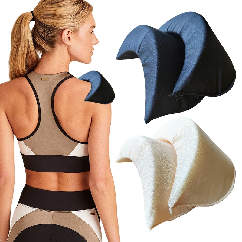 

Thicken Big 35Mm Sponge Shoulder Sewing Black White Nude Shoulder Pad Sew Diy Jacket Wedding T-Shirt Fashion Garment Accessories