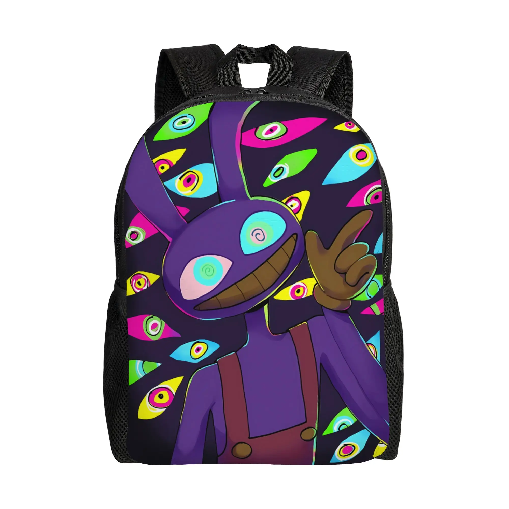 Jax Cartoon Digitals Circus Thermal Backpack Women  Breathable Backpacks Polyester Cool High School Bags Sport Colorful Rucksack