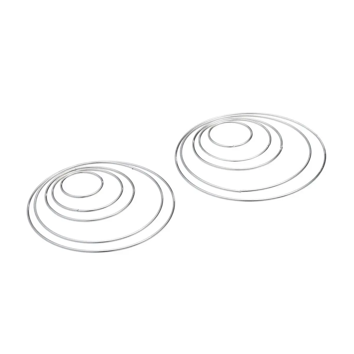 

10Pcs Dreamcatcher Metal Rings Set 35Mm 45Mm 50Mm 65Mm 80Mm 100Mm 120Mm 140Mm 160Mm 190Mm DIY Craft Ring for Mandalas Wall