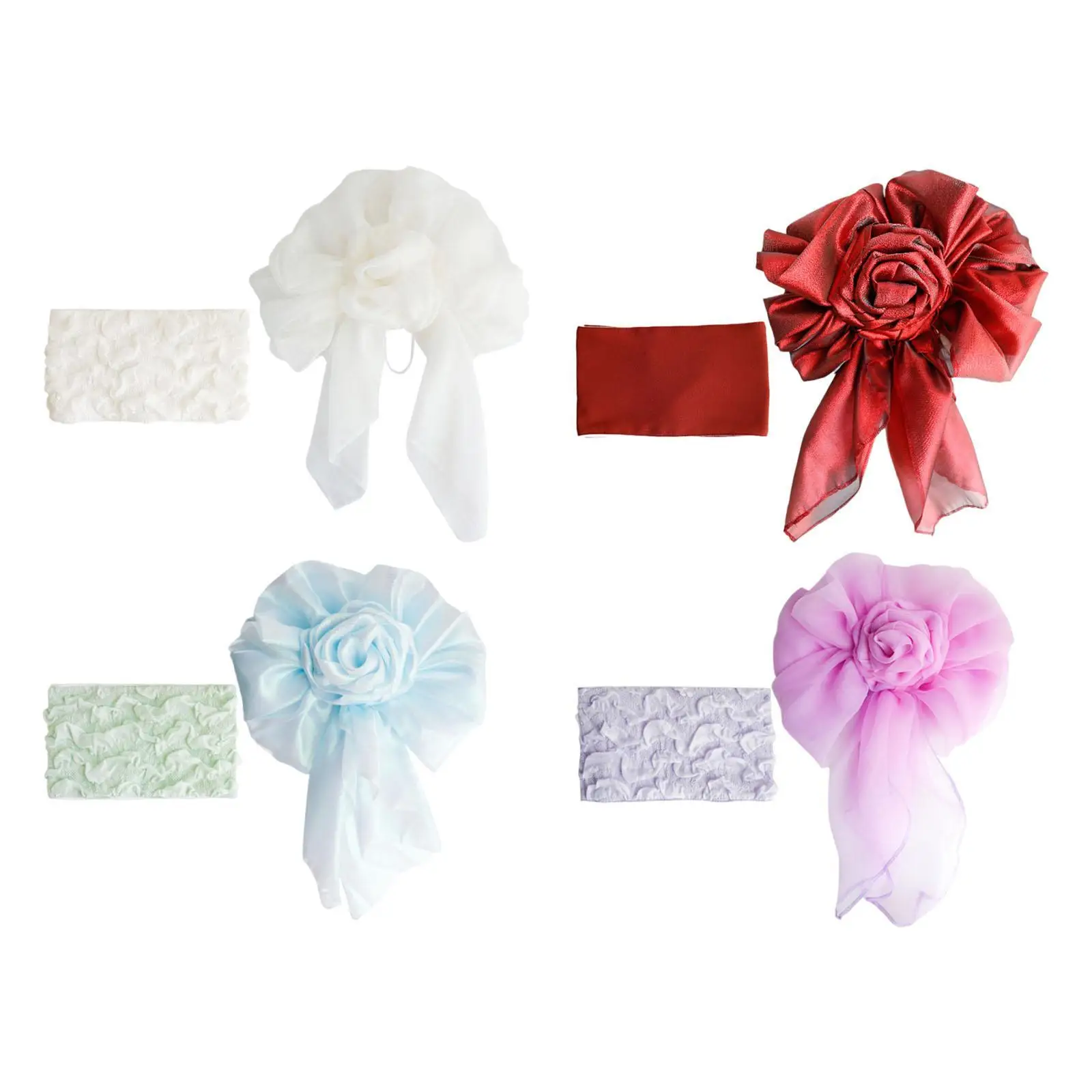 Kimono Obi Belt Soft Easy to Put on Yukata Robe Accessory for Party Wedding