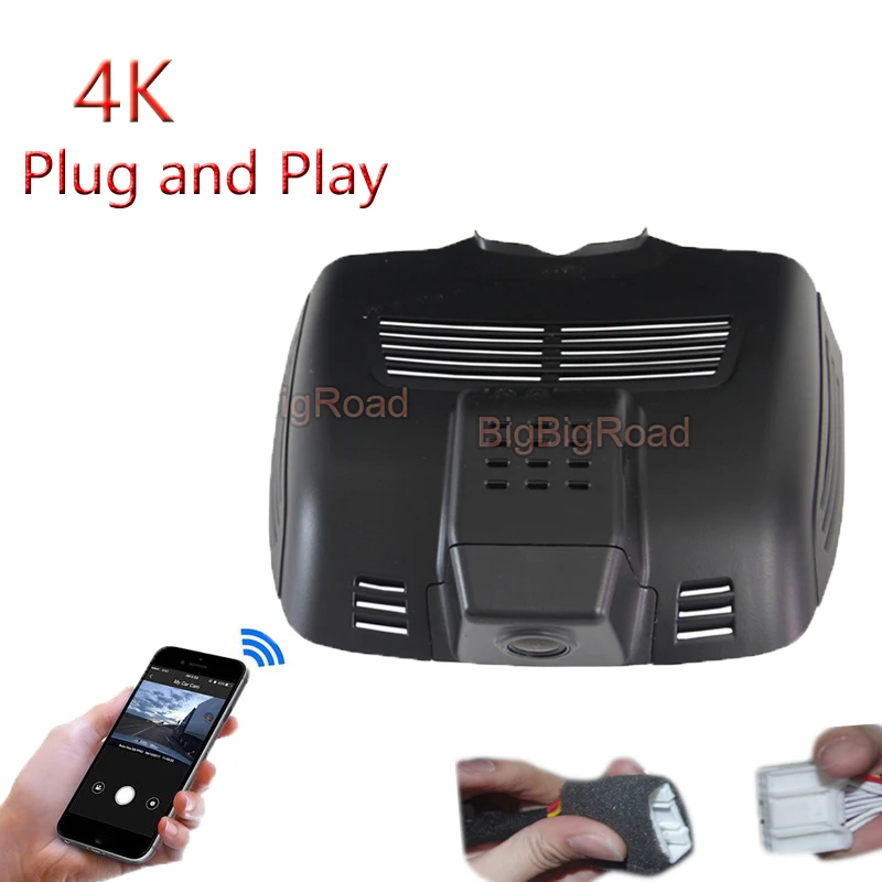 

4K Plug And Play For Mercedes Benz CLS Series 200 / 260 320 350 400 GLC320 2012 2013 2014 2015 2016 Car Wifi DVR Video Recorder