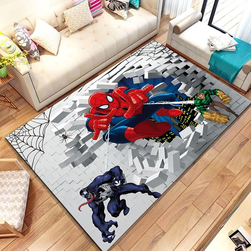 Disney Superhero tappeto per grandi aree tappeti 3D per soggiorno cucina camera da letto divano decorazioni per la casa zerbino pavimento per