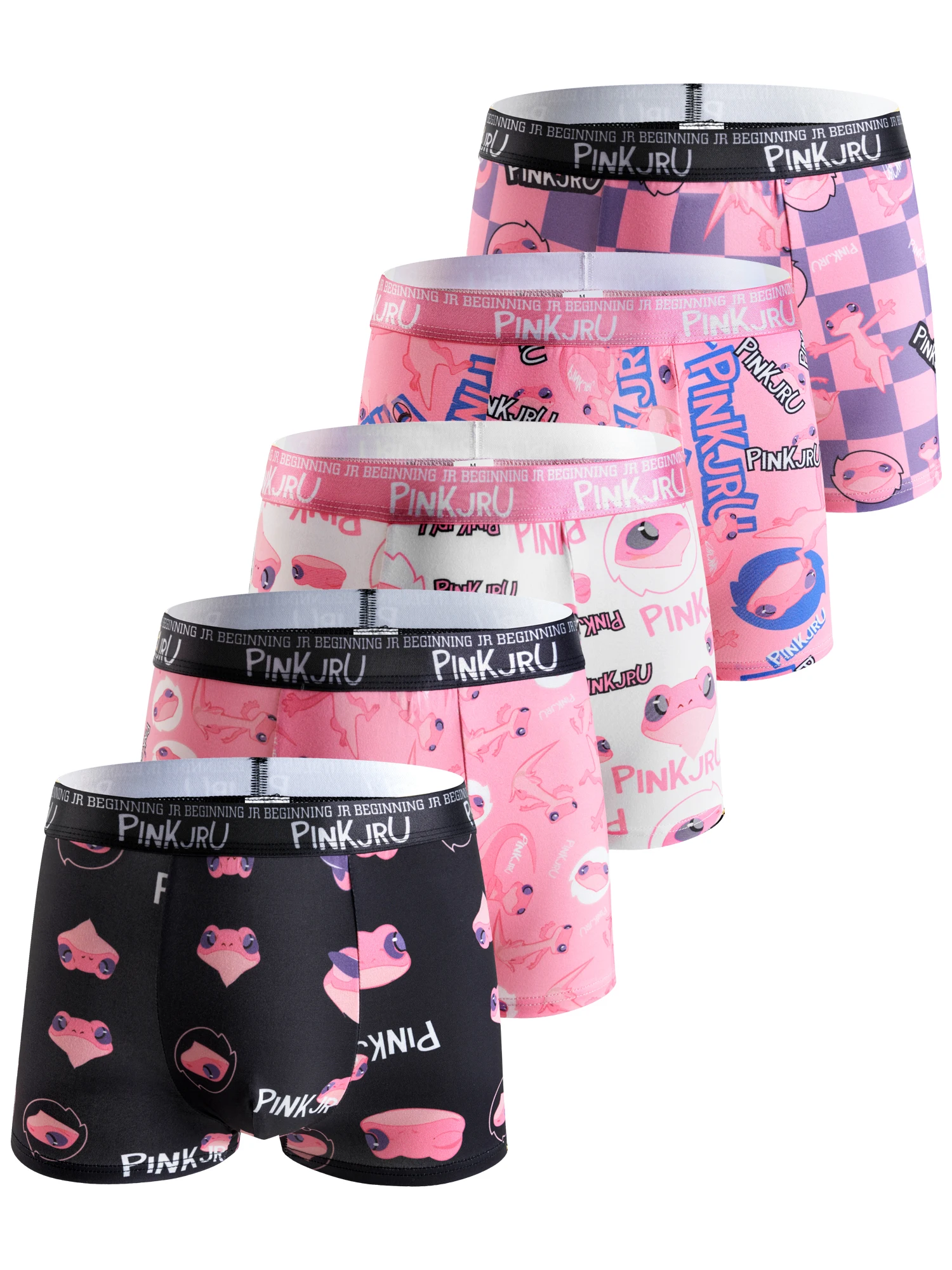 

5pcs high-end popular flat angle underwear thin men's style