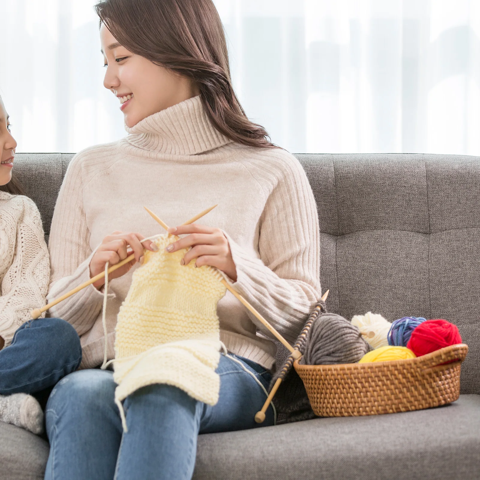 

Baby Combed Cotton Yarn Soft Lightweight Durable Eco-Friendly Knitting Supplies For Diy Sweaters Neckwear Hand Knitting