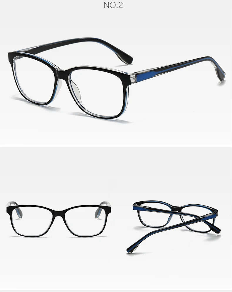 Vintage Frauen Lesebrille Mode Kunststoff Presbyopie Für Männer Computer Brillen Mit Lesen Hyperopie + 1,0 + 2,0 + 3,0 + 4,0 – Detail 11