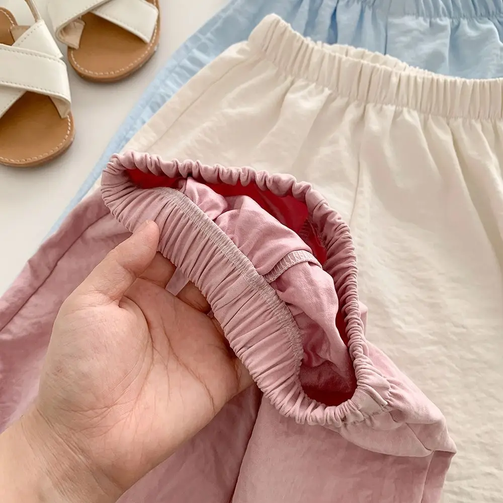 Temperamnet Candy Color Girl Straight Pants High Waist Wide Leg Teen Yamamoto Pants Loose Thin Casual Trousera Streetwear