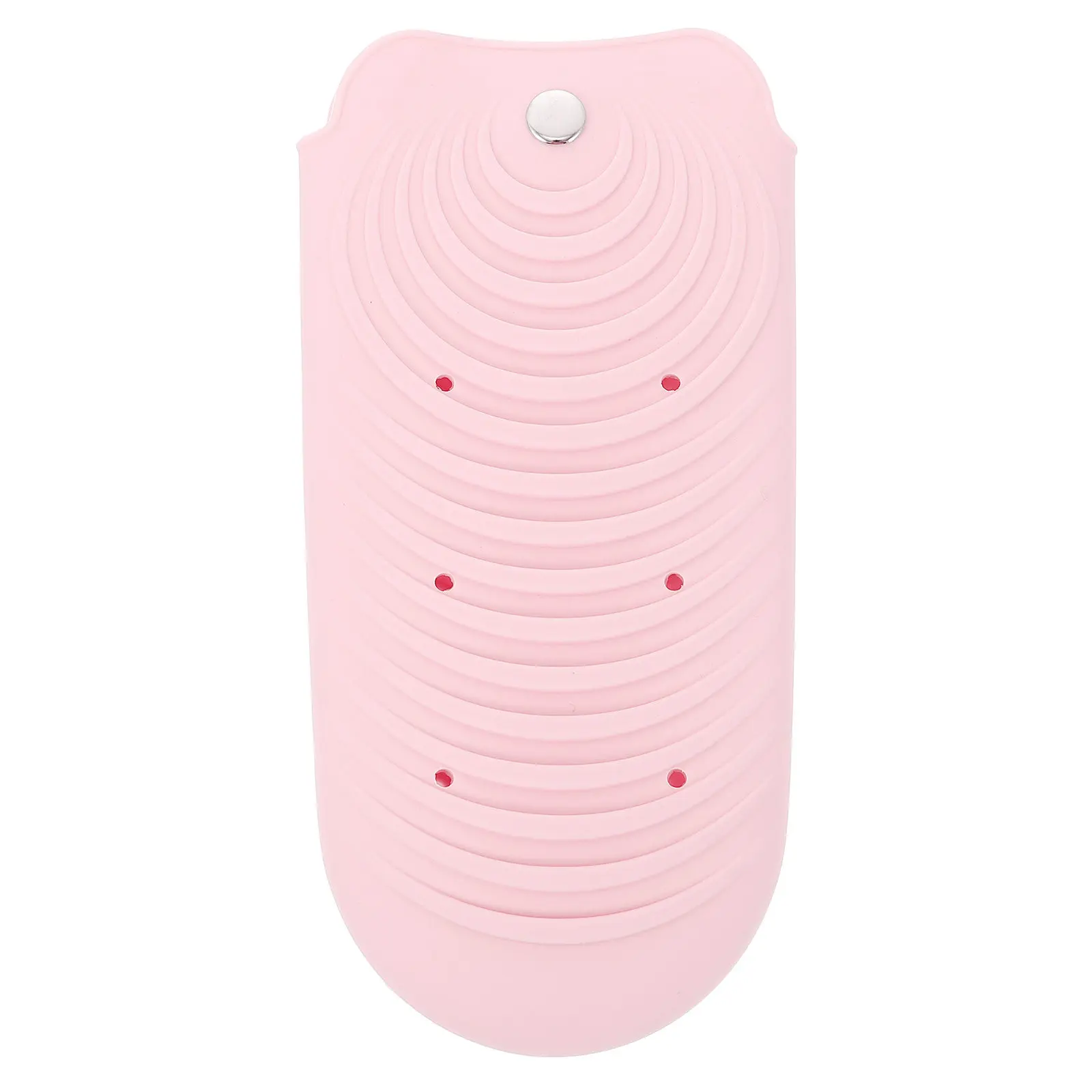 

Silicone Heat Resistant Flat Iron Holder Pouch Comfortable Texture Flexible Anti Slip Heat Proof Hair Tool Storage Organizer