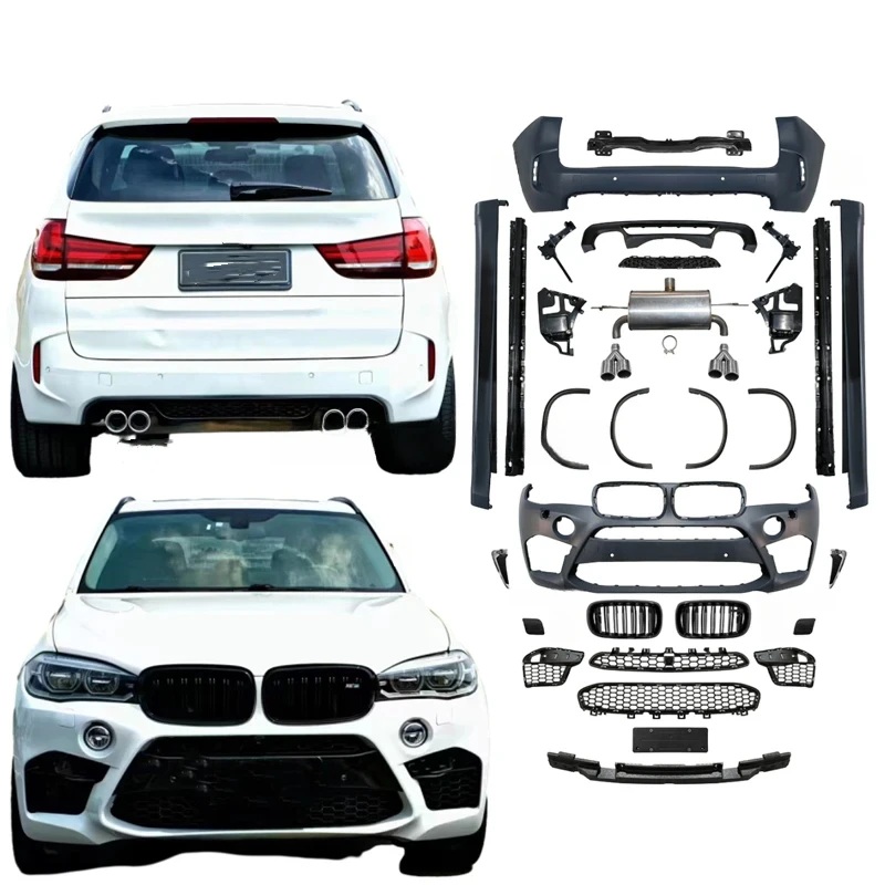 

Carbon Fiber M Sport X5 M Peormance F15 Full Body Kit Complete Wide X5m Bodykit for s X5 F15 2013 2014 2015 2016 2017 2018