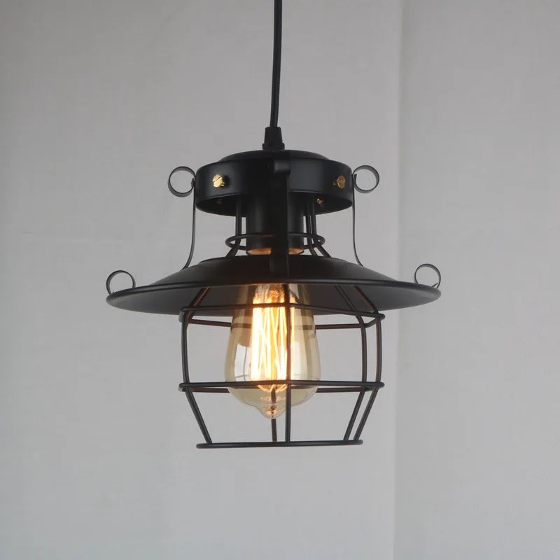 

1-3 pcs Retro Iron Chandelier Art barn lantern kitchen Lamp Bar Counter Clothing Store Cafe Restaurant loft Industrial lighting