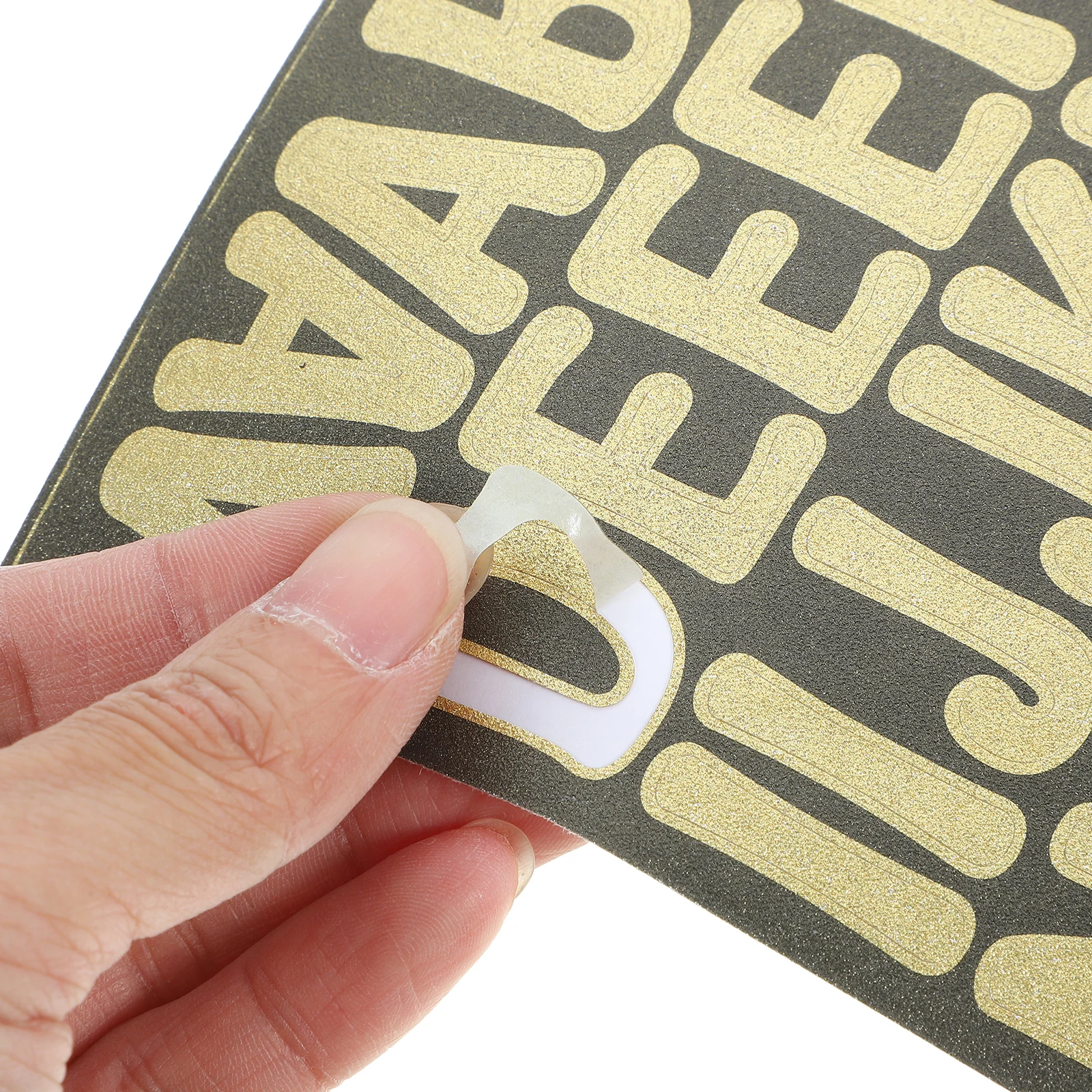 

10-листые наклейки с буквами, липкие цифры и буквы, декоративные наклейки на стены с алфавитом, стандартный шрифт с блестками