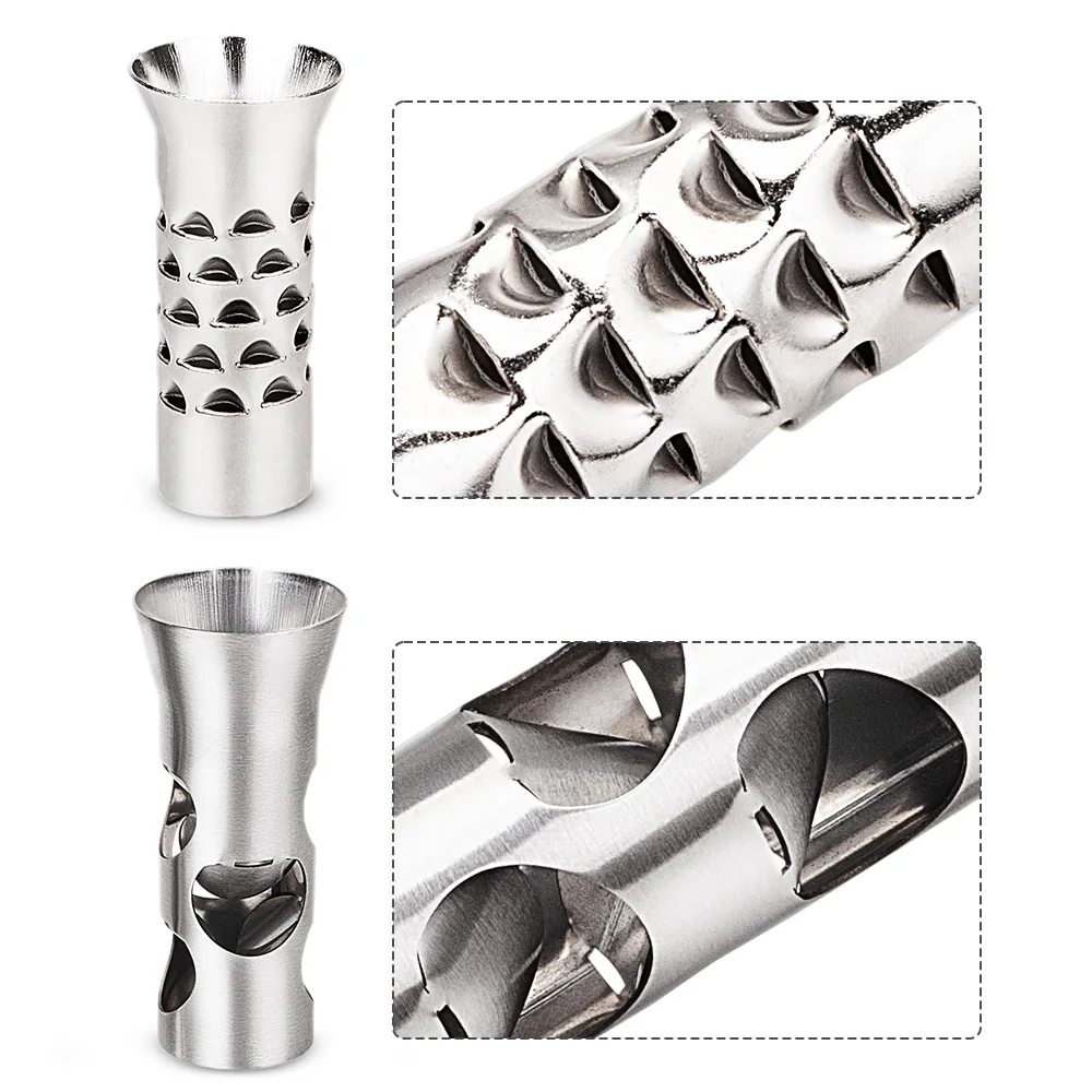 Universal 51mm Middle Section Motorcycle Exhaust Baffle DB Killer Muffler Sound Reducer