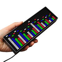 DIY LED Music Spectrum Sound Wave Electronic Kit 1624 Segment Rhythm Light Parts Level Display Indication Welding
