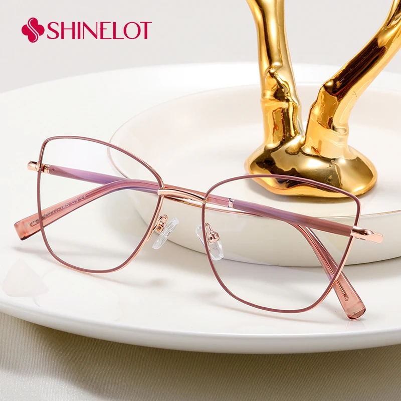 

91382 Cat Eye Eyeglasses Light Weight Prescription Frame Korean Style Eye Protection Glasses Youth Style Best-Selling Eyewear