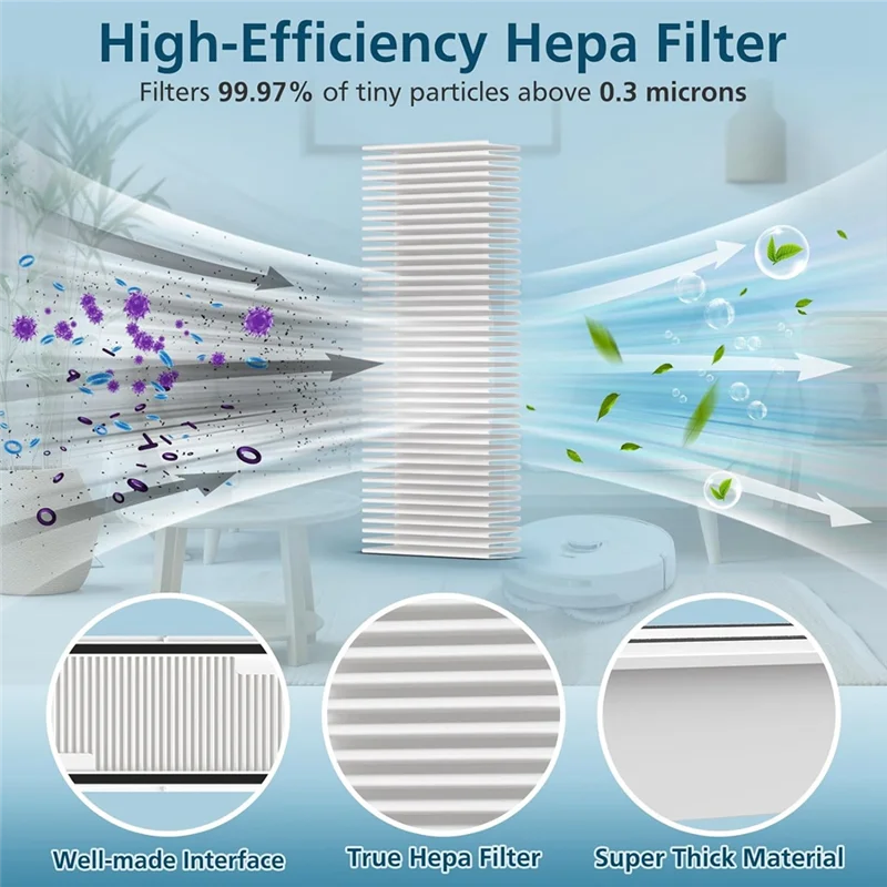 M17K-For Narwal Freo X Ultra Robot Vacuum فرشاة جانبية رئيسية فلتر Hepa أكياس الغبار ممسحة منصات الملحقات