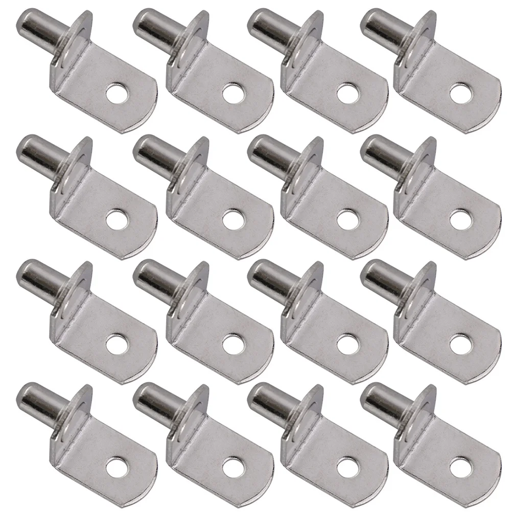 

25PCS Heavy Duty Bracket-Style Shelf Support Shelf Pegs Nickel shelf brackets shelving brackets metal shelf brackets