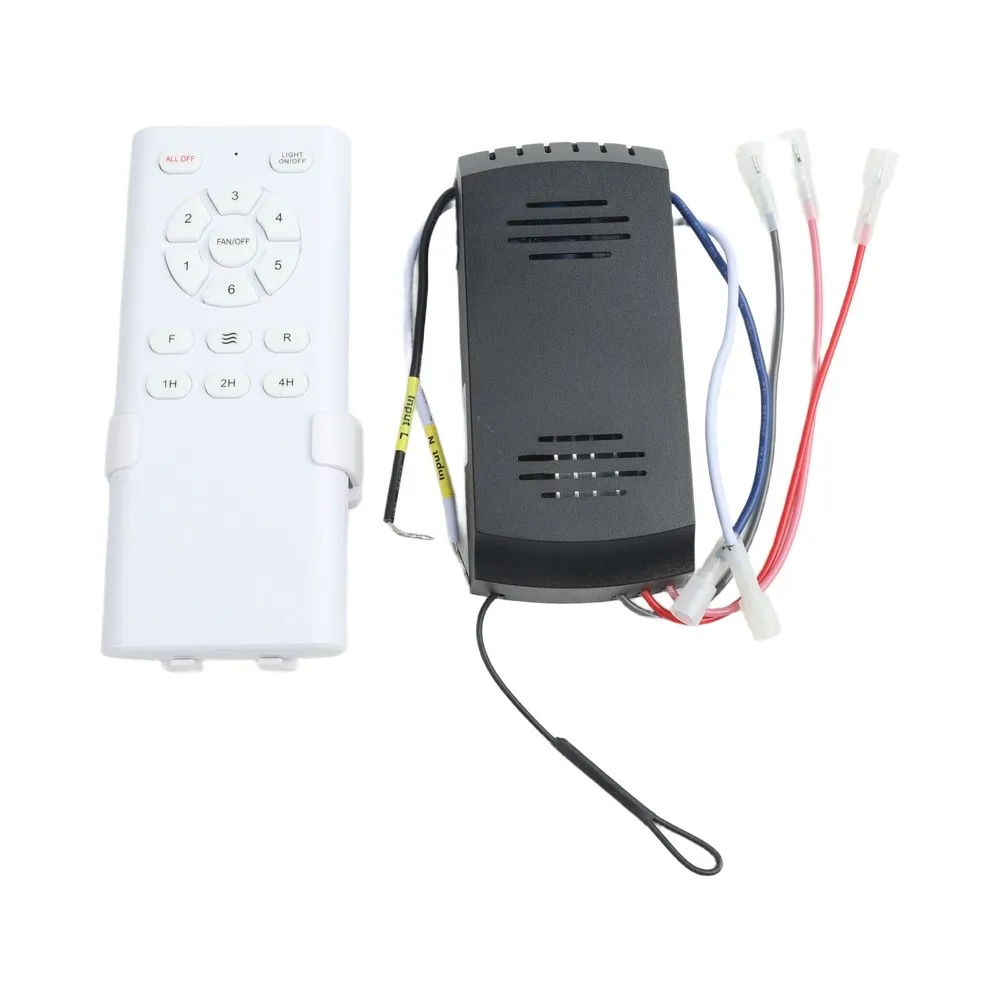 40W/60W High-Pressure Ceiling Fan Light Remote Control 6-Speeds Adjustable Power Tool Accessories Multifunctional Remote Control