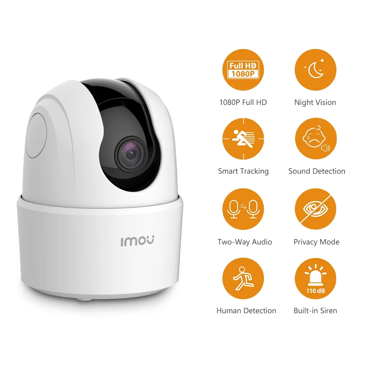 IMOU Ranger 2C 3MP Human Detection Smart tracking 360° coverage Full-duplex Two-way Talk  Surveillance Wireless IP Camera