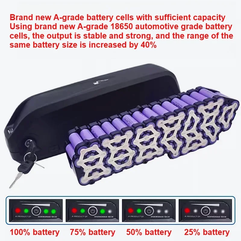 

48V Lithium Battery 18650 Pack BMS for Hailong - High Capacity Rechargeable Battery Pack with Built-in Battery Management System