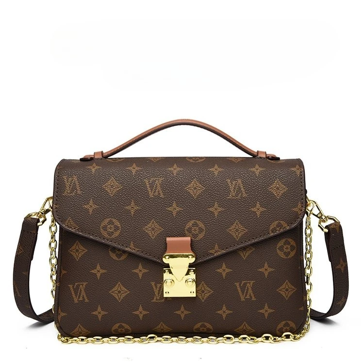 

Новая винтажная квадратная сумка с монограммой 2026 года, роскошная сумка через плечо с верхней ручкой, элегантная сумочка для повседневных выходов, женская сумка