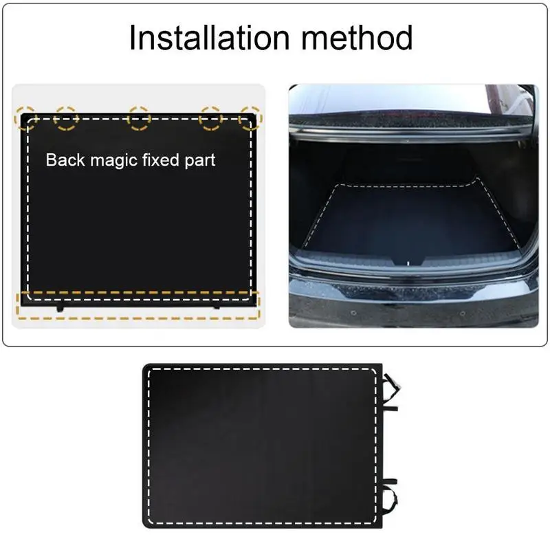Auto Protective Blanket 100x140cm Waterproof Car Tail Trunk Pad Automotive Trunk Oxford Cloth Mat Car Accessories