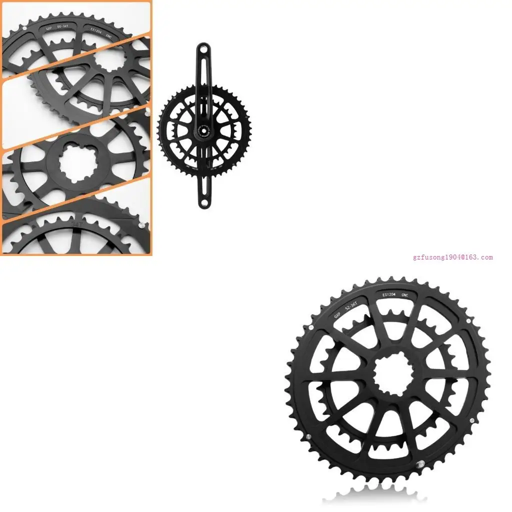 

50-34T/52-36T/53-39T Road Bike Chaintrings Замена велосипеда Двойная цепь набор D5QD
