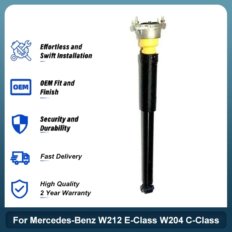 

Rear shock absorber suitable for Mercedes-Benz W212 E-Class 10-17 W204 C-Class 08-14 1.8L A2123201030 A2123204630 Suspension