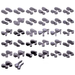 Proportional Doll Shoes 2.3cm Flat Shoe Waterproof Platform Silicone Molds Ultra Light Clay Doll High Heels DIY Sole Mold