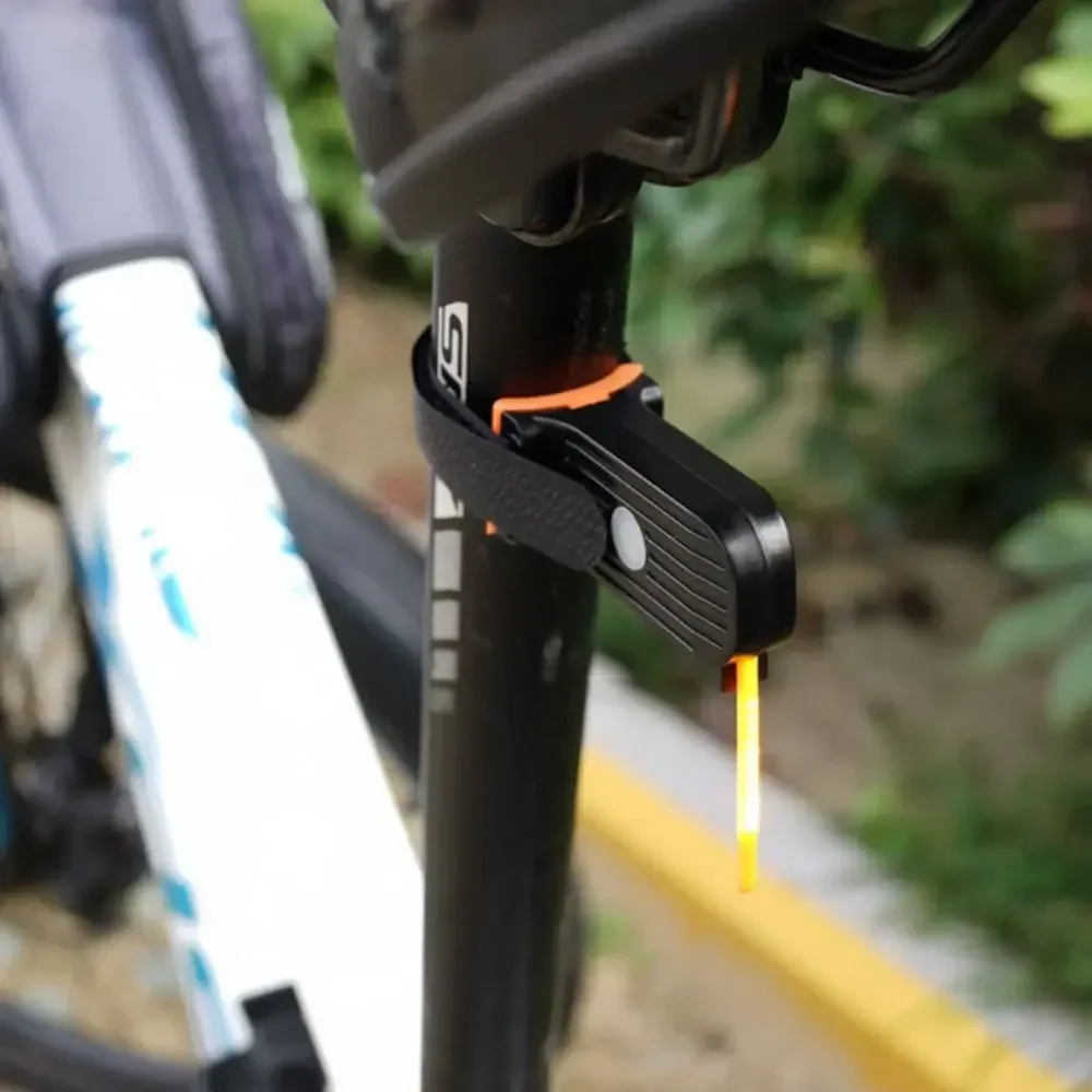 Luz traseira de bicicleta LED ultra brilhante - luz de advertência recarregável para mountain bike noturna