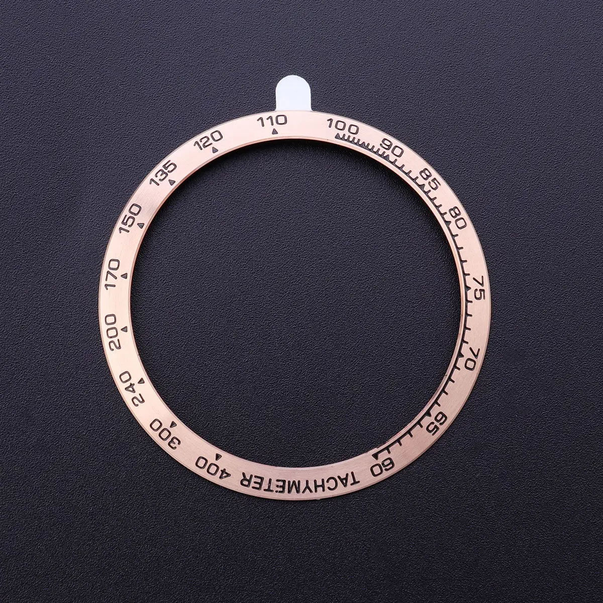 Anel de Metal para Relógio, Capa de Bezel Polida de Alta Qualidade para Smartwatch de 46mm, Compatível com S3 Frontier, Letras Prata e Preto