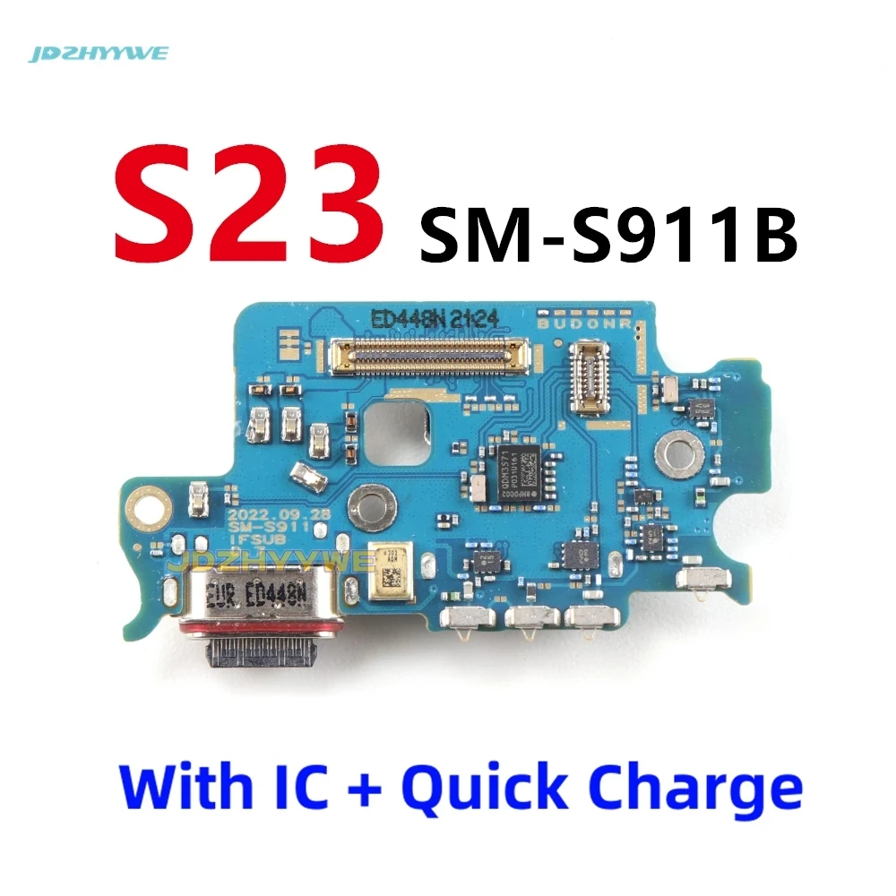 USB Charging Port Board Flex Cable Connector For Samsung Galaxy S23 Plus Ultra S911B S918U S918B S916B Microphone