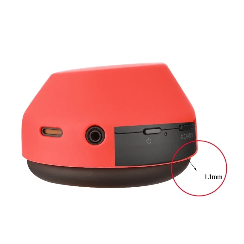 Funda de silicona para auriculares Sony WH-1000XM5, cubierta protectora antiarañazos para auriculares