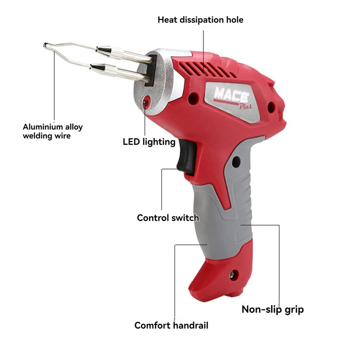 180W Electric Soldering Iron Heating Electric Welding TooI Welding Repair Tool for Soldering Circuit Boards DIY EU Plug