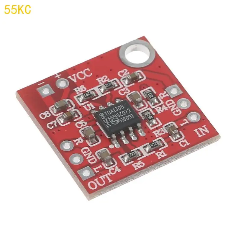 55KC TDA1308 Headphone Headset Amplifier Board Amp Preamplifier Module 3V-6V for DC