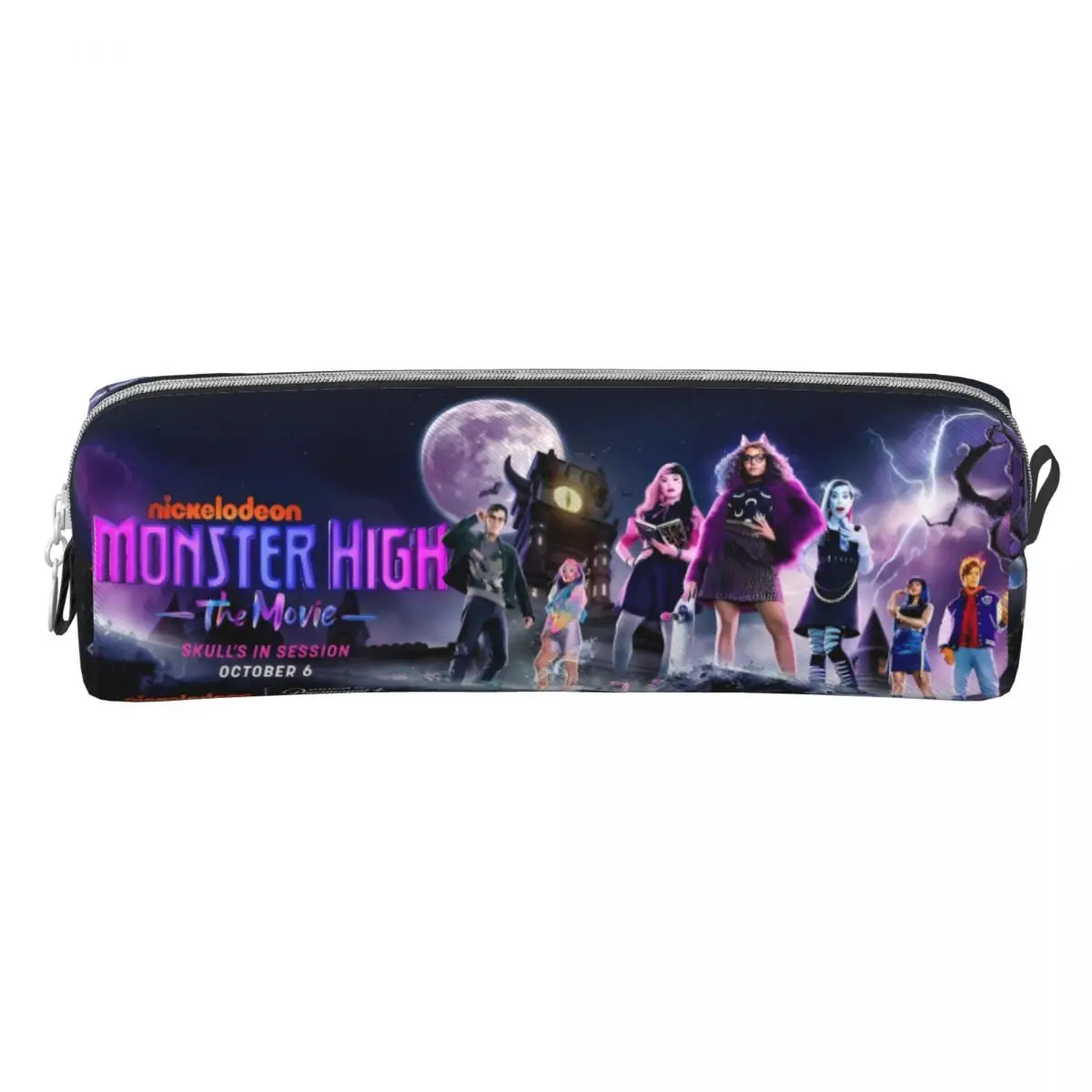 Imagem -02 - Moda Lápis Case Monstros Alta Bolsa de Lápis o Filme Legal Escola Lápis Cases Menina Menino Couro do Plutônio Design Papelaria Organizador