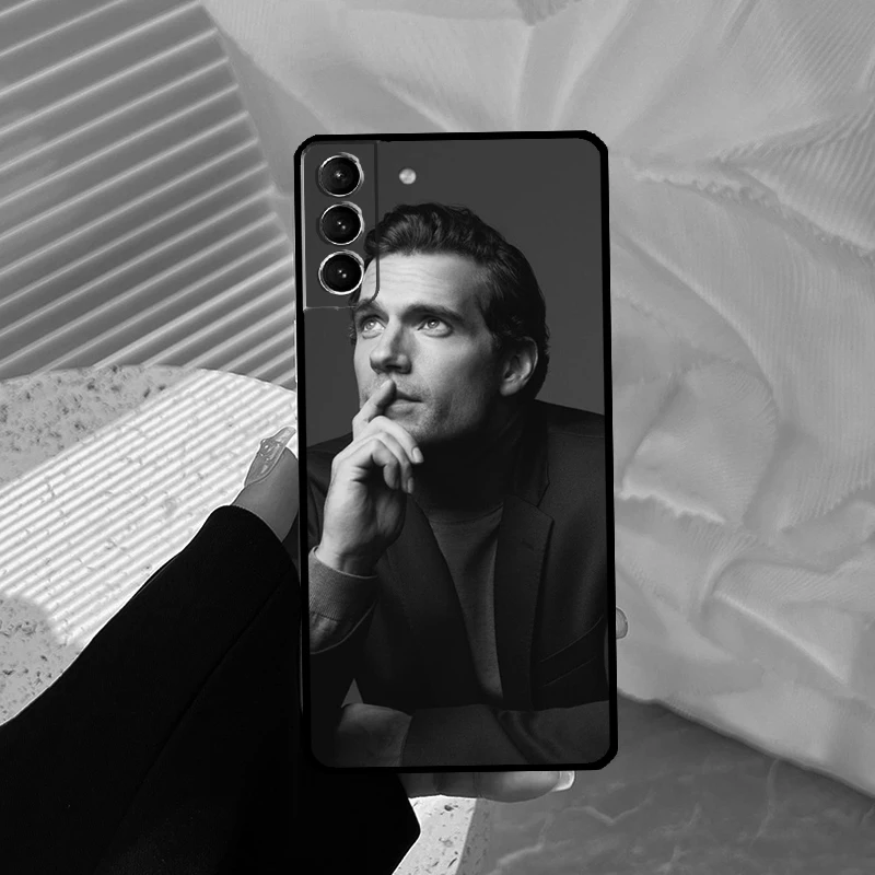 Henry Cavill Phone Case For Samsung Galaxy S21 S22 S23 Ultra Note 20 S8 S9 S10 Note 10 Plus S20 FE Cover