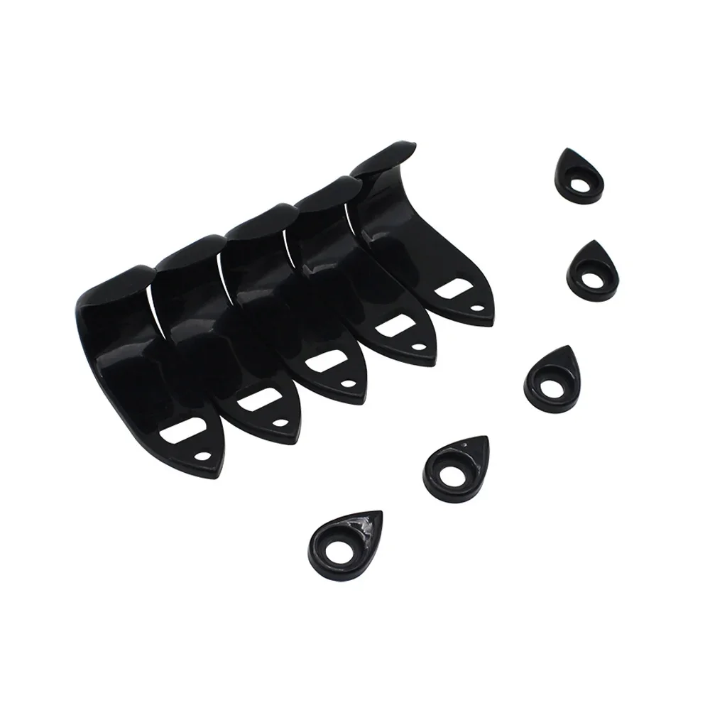 Reposapiés para saxofón, accesorios de viento de madera, soporte de dedo ABS para saxofón Alto Tenor Soprano, piezas de accesorios para instrumentos musicales, 5 uds.