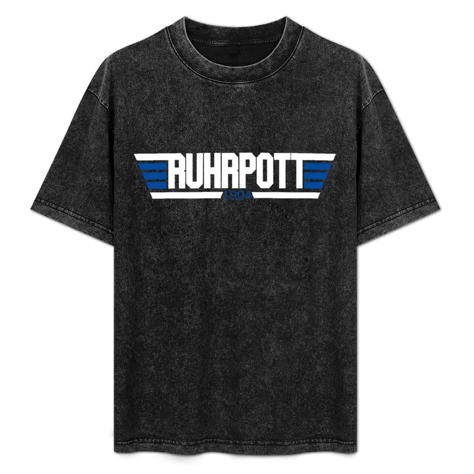 

Ruhrpott in Schalke design T-Shirt Relaxed Fit Casual Short Sleeve Top