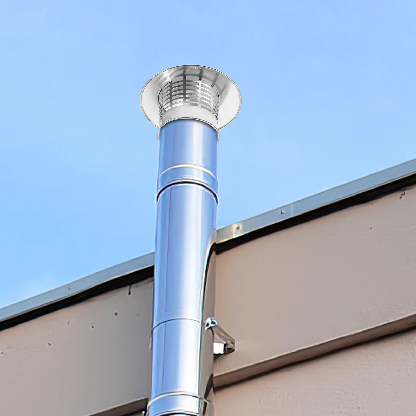 

Вентиляционный колпак для дымохода 110 мм, круглый, защитный от дождя, для вентиляции и очистки