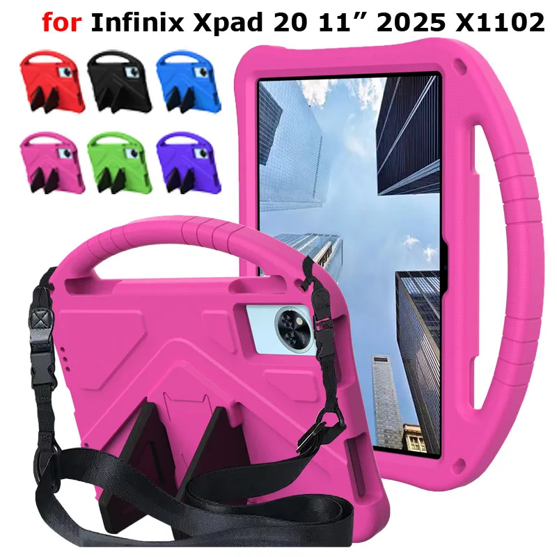 

Case for Infinix Xpad XPad 20 11 Inch 2025 Tablet X1102 for Infinix Xpad 20 11 Inch 2025 Kids Safe Eva Shockproof Casing Cover