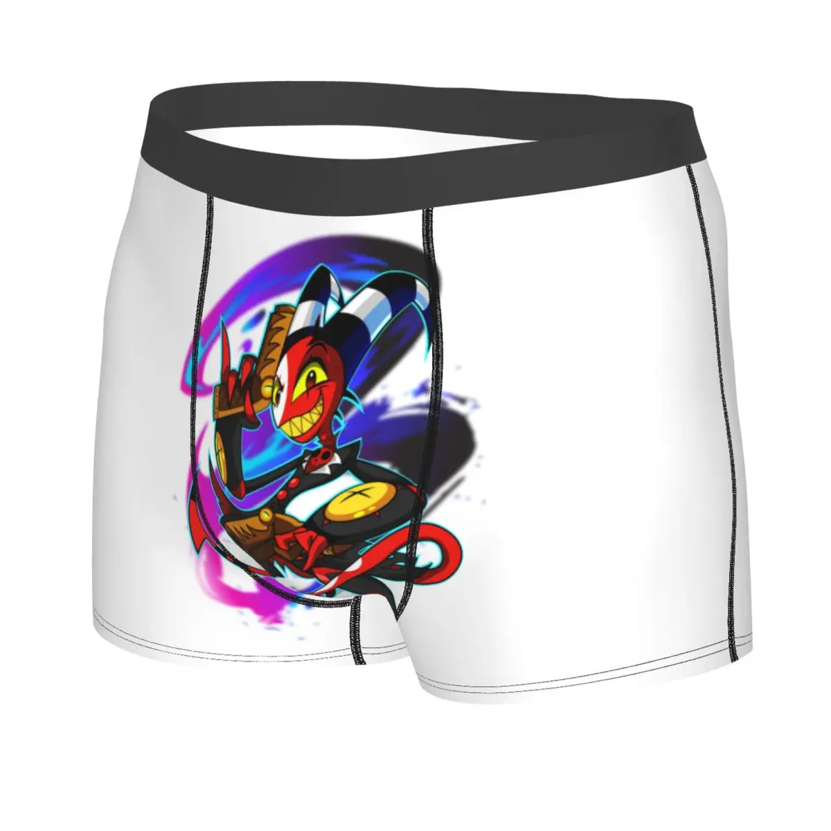 Helluva Boss Animated Musical Film Blitz Underwear Men Sexy Printed Customized Boxer Shorts Panties