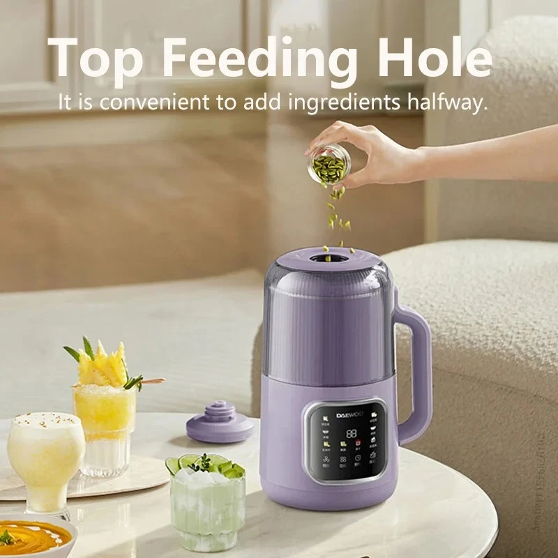DAEWOO Electric Soymilk Maker 220V 1000ML Capacity Mini Food